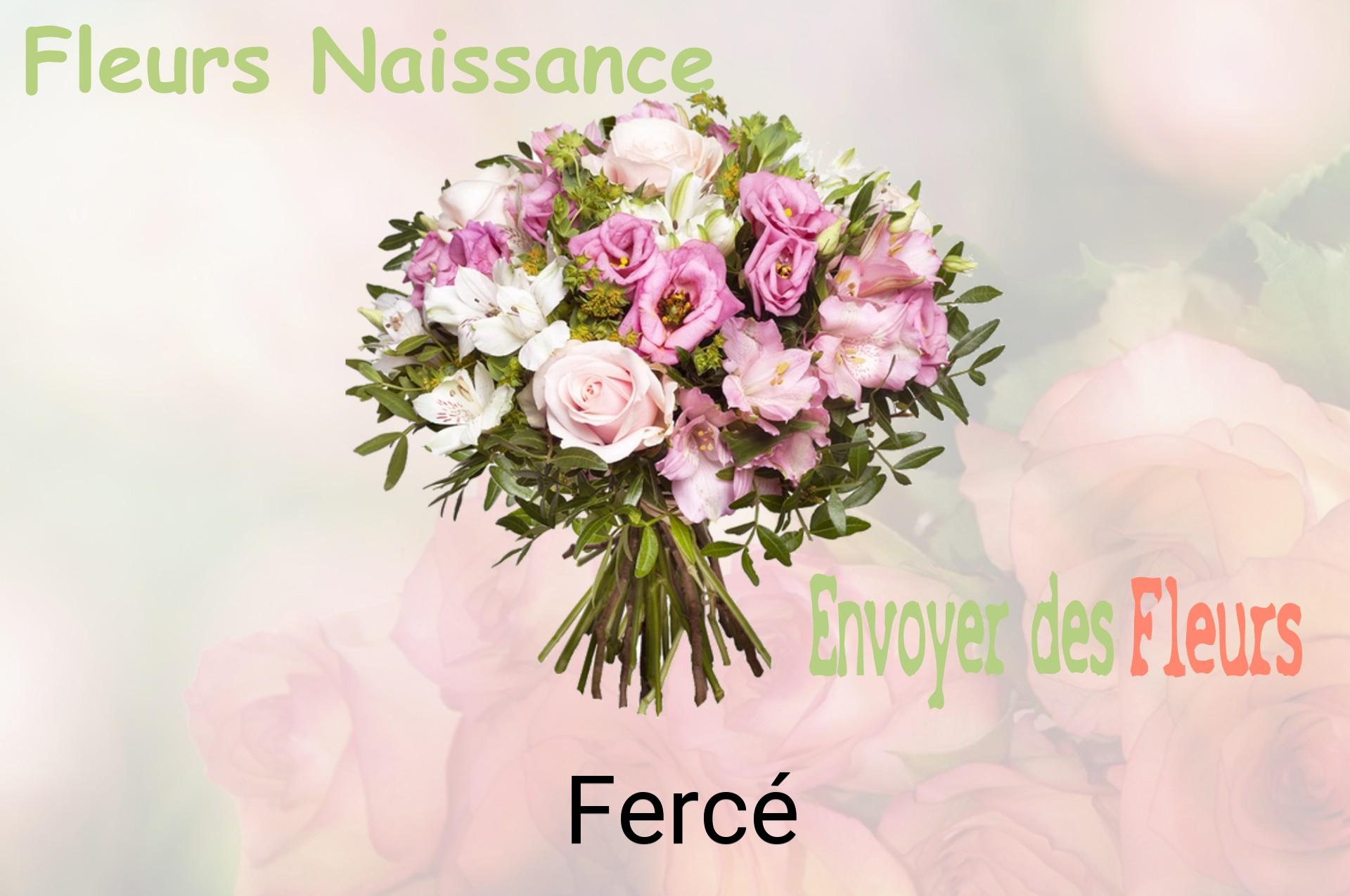 Bouquet de fleurs de naissance livré à Fercé